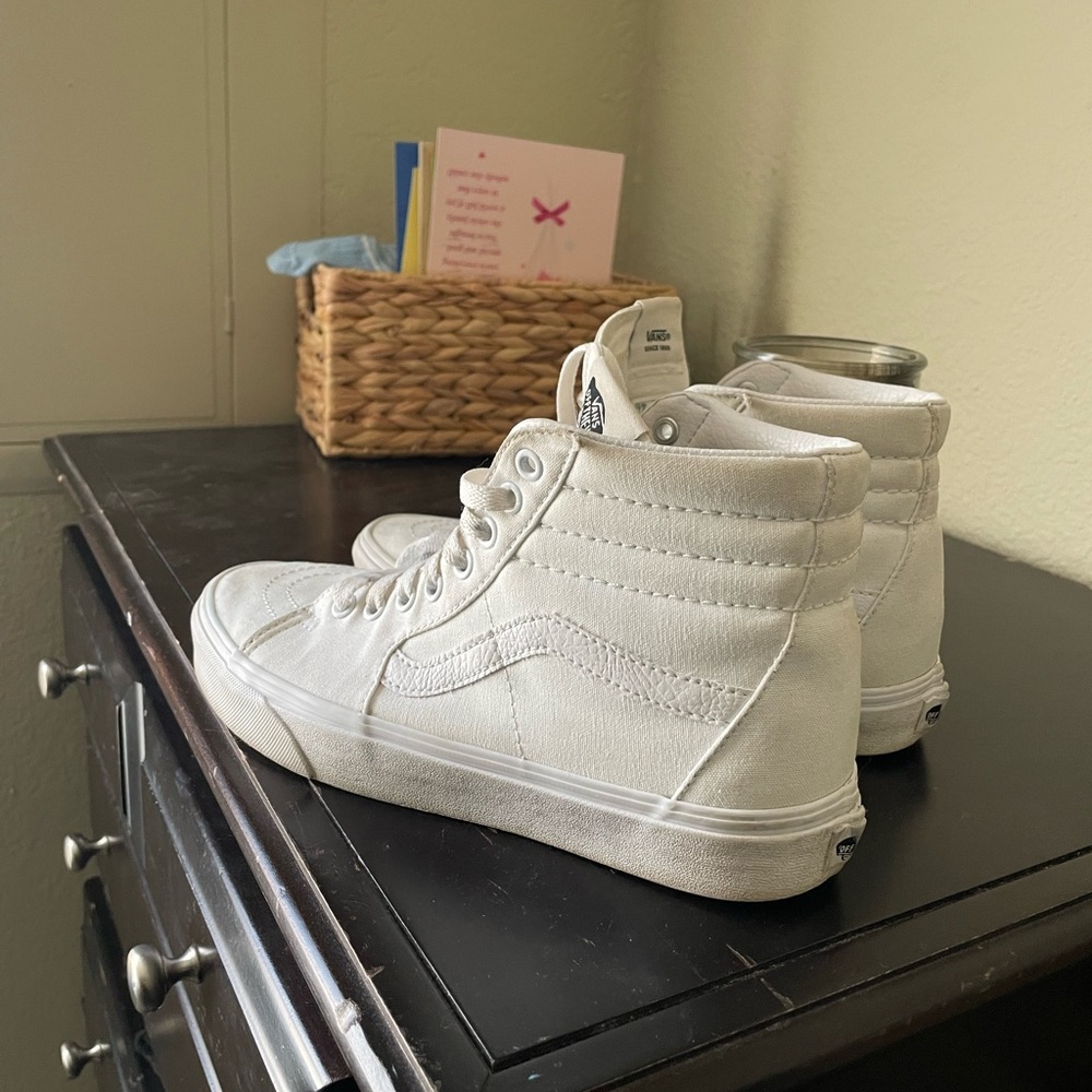 White High-Top Sneakers